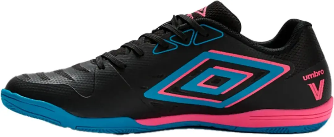 Umbro Sala V In Zaalschoenen 45.5 - Zwart/Rosa/Blauw/Wit