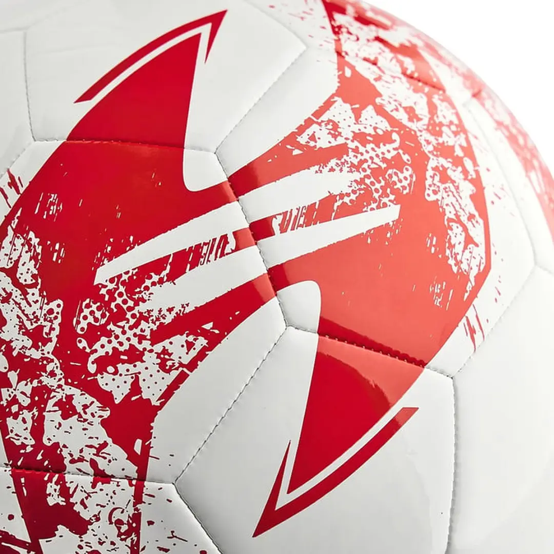 Macron Degree XI Voetbal Maat 4 - Wit/Rood