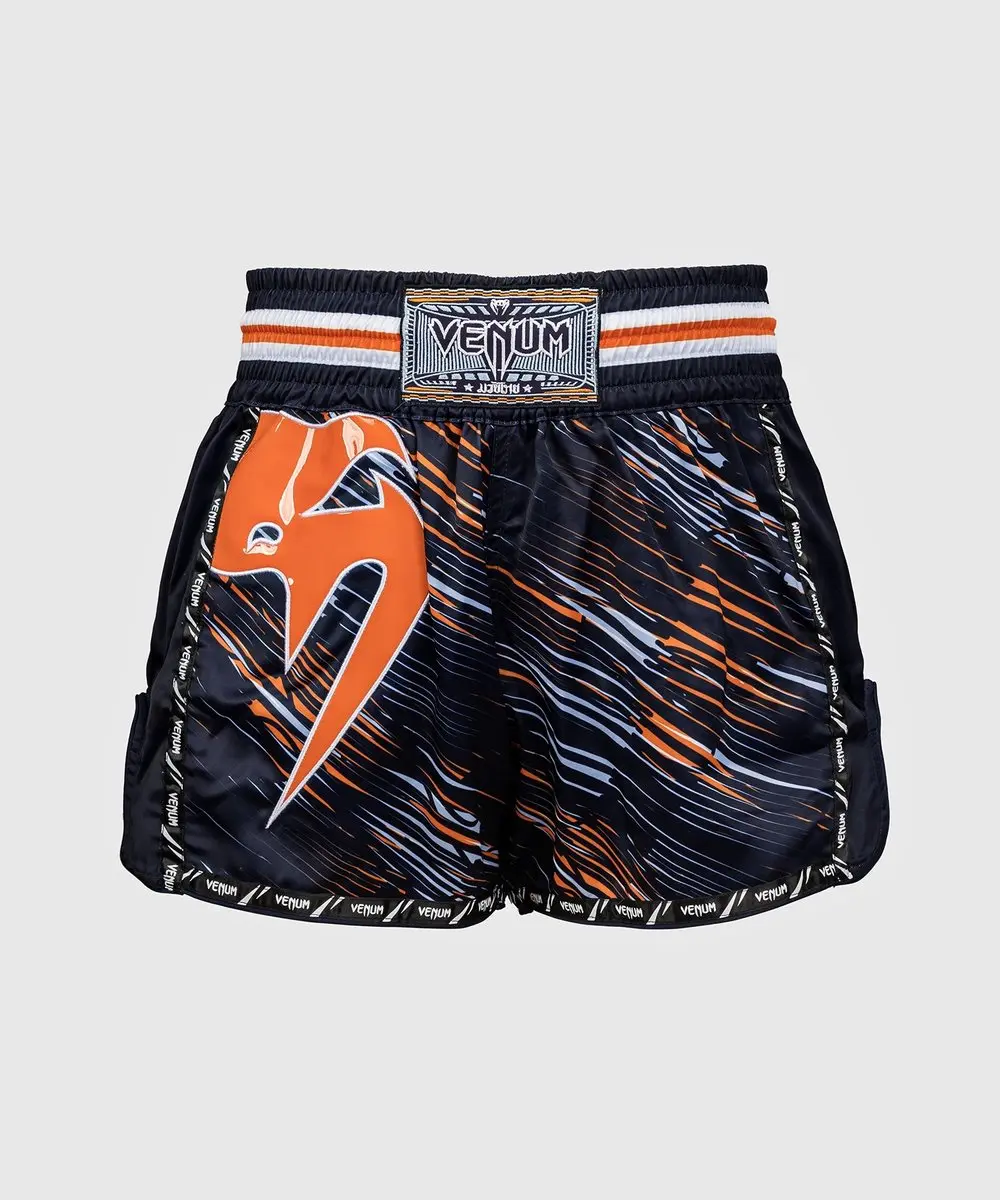 Venum Giant Muay Thai Short Zwart Rood - XXL