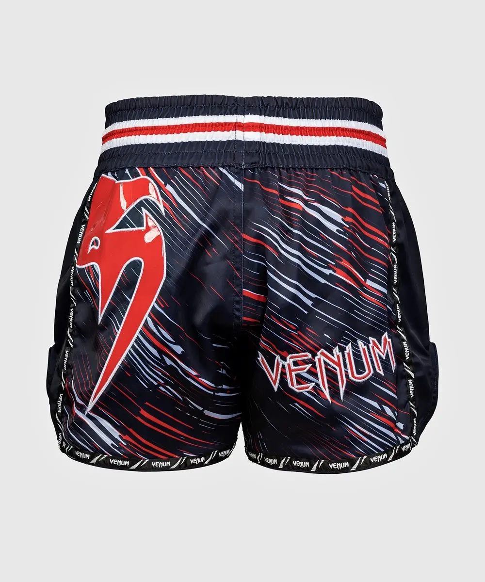 Venum Giant Muay Thai Short Zwart Rood - XXL