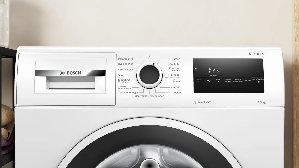Bosch Serie 4 WAN2827TNL Wasmachine 9kg - 1400rpm - Wit - afbeelding 6 van 6