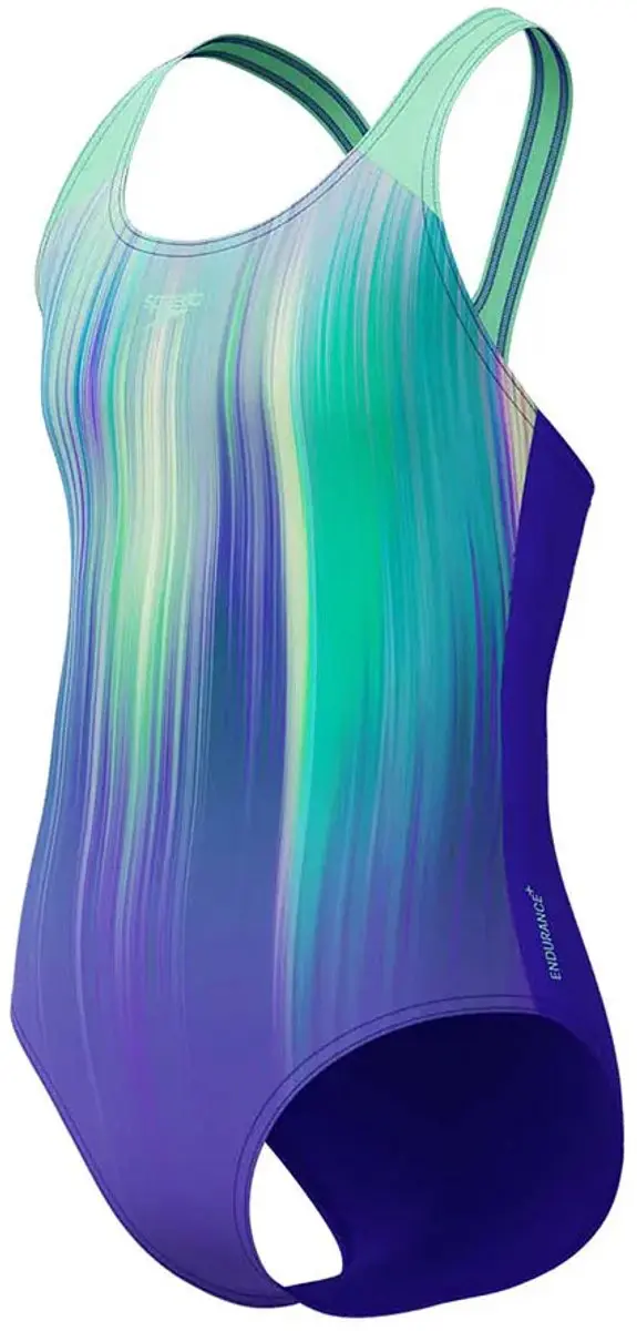 Speedo Digital Placement Zwemkleding 5-6 jaar - Indigo Glow