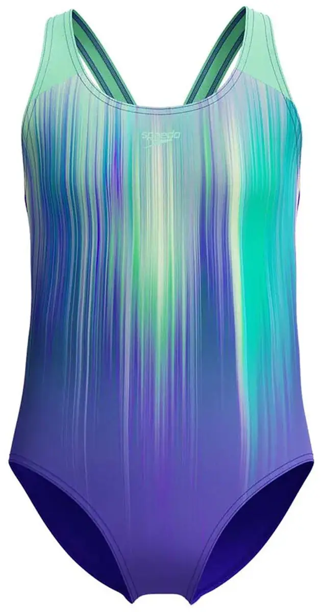 Speedo Digital Placement Zwemkleding 5-6 jaar - Indigo Glow