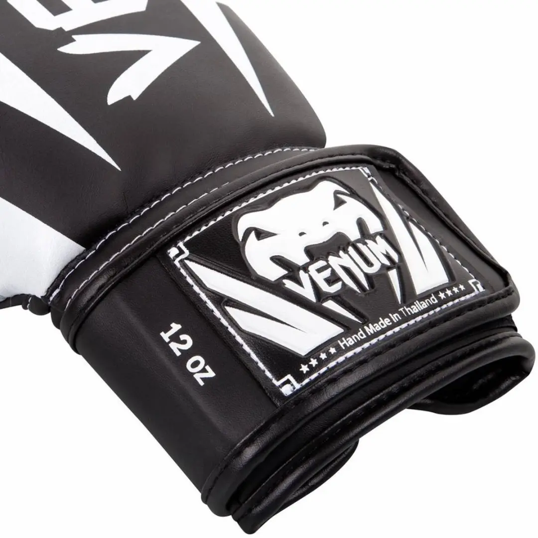 Venum Elite Bokshandschoenen 14 oz - Zwart/Wit