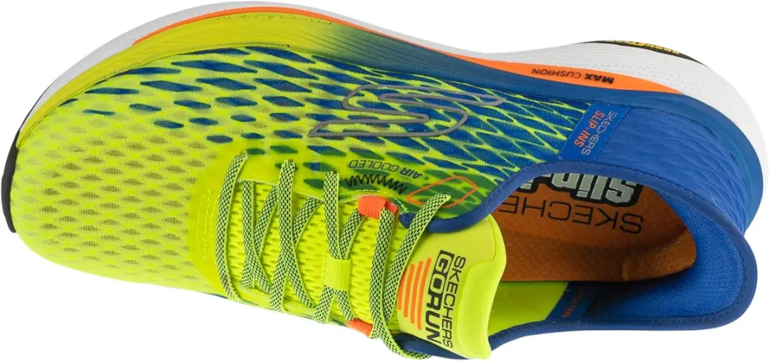 Skechers Slip-Ins Max Cushioning Propulsion Vitality Hardloopschoenen 43.5 - Geel