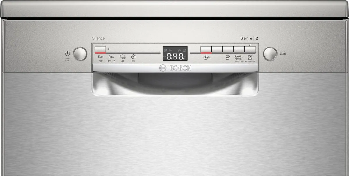 Bosch Serie 2 SGS2HVI20E Vaatwasser - 13 Couverts - Roestvrijstaal - afbeelding 6 van 6