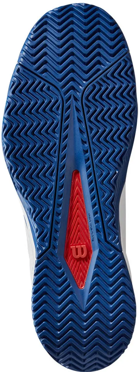 Wilson Rush Pro Lite 25 Tennisschoenen - 42 - Wit/Blauw/Rood