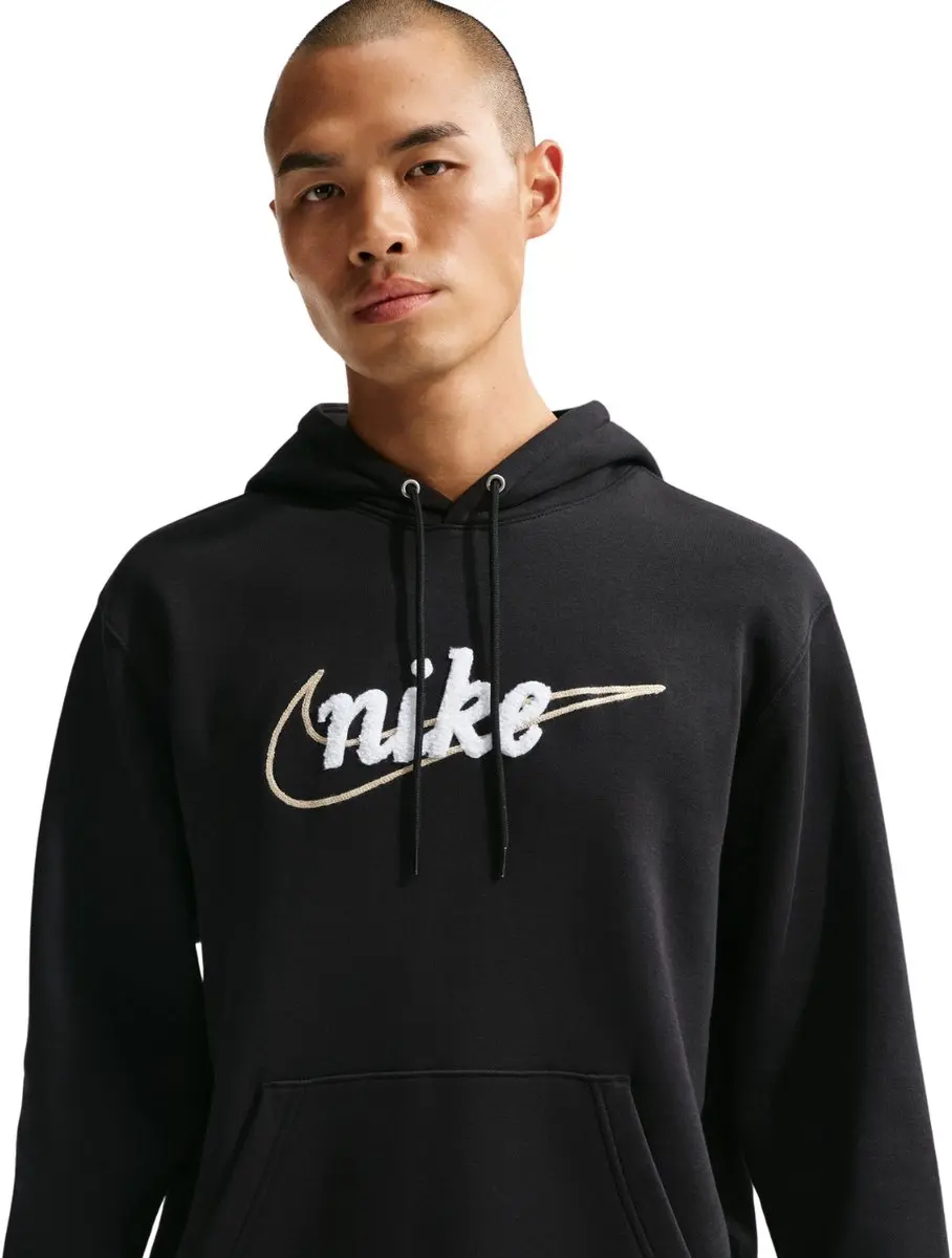 Nike Club BB Hoodie Heren - Zwart S