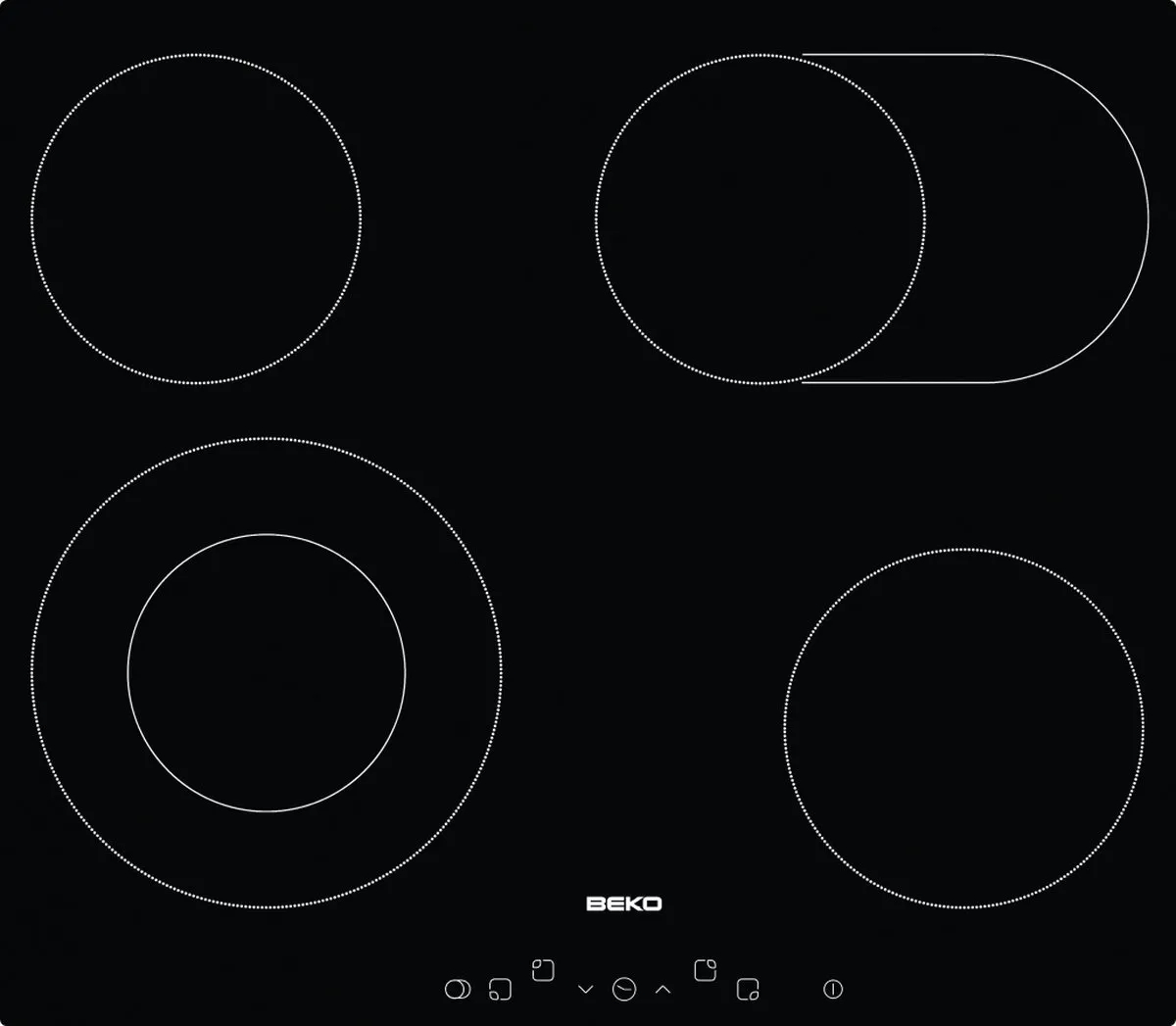 Beko HIC64403T Inductiekookplaat 4 Zones