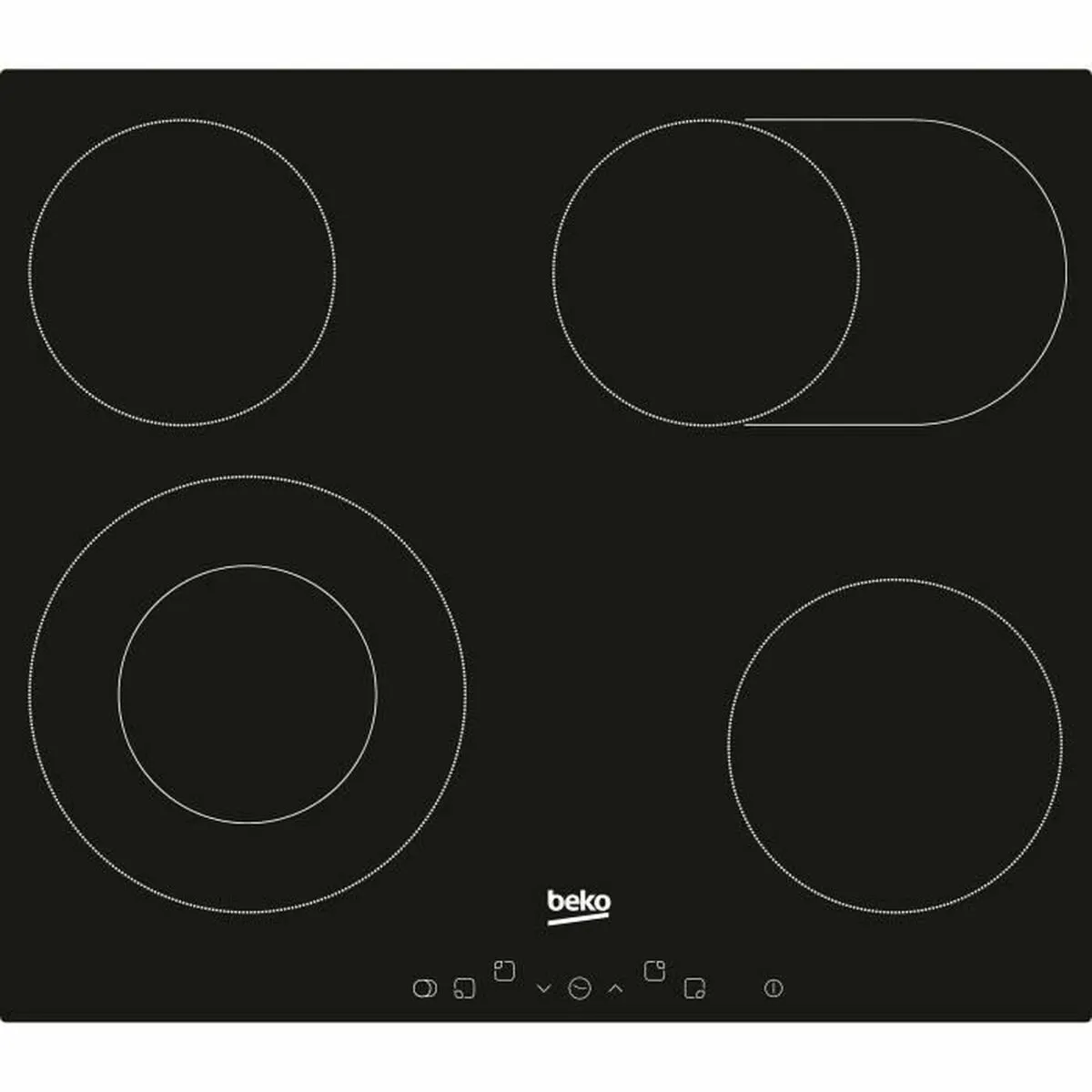 Beko HIC64403T Inductiekookplaat 4 Zones - Zwart