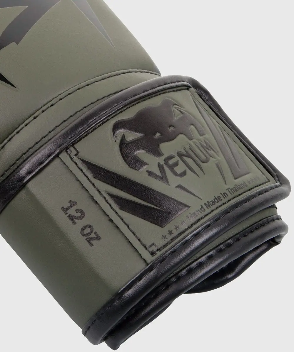 Venum Elite Bokshandschoenen 14 oz - Khaki/Zwart