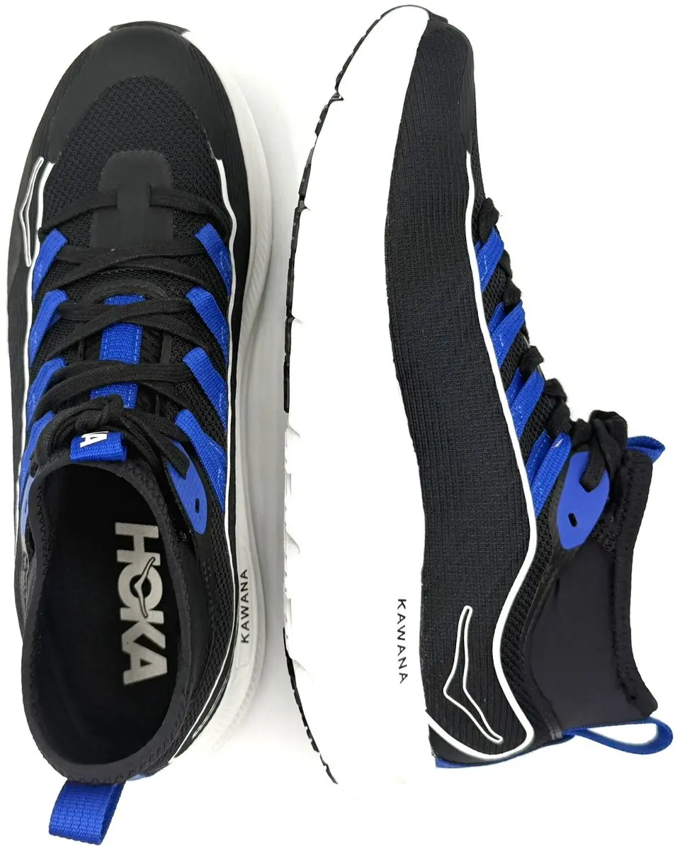 Hoka Kawana Mid Heren Hardloopschoenen 44 - Zwart/Blauw