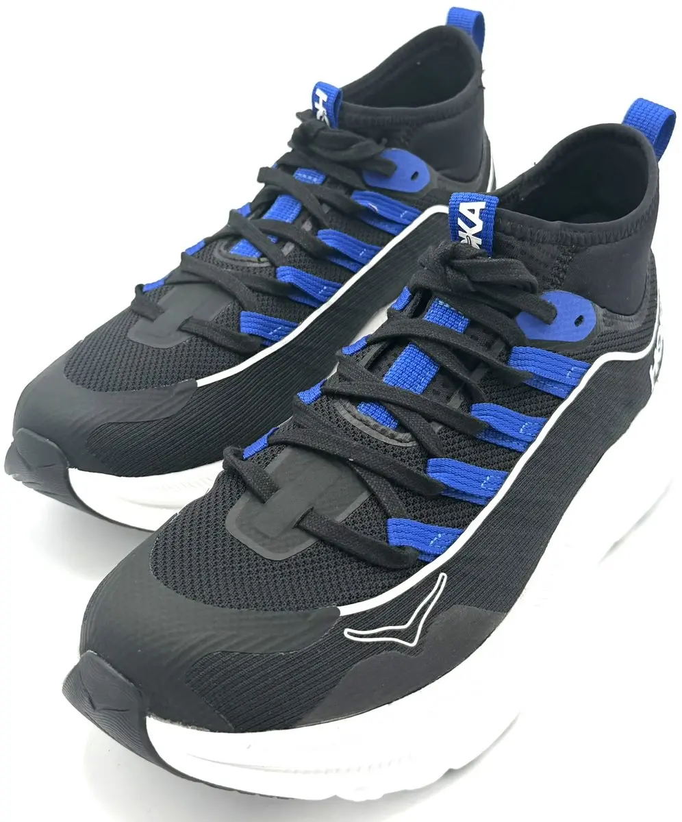 Hoka Kawana Mid Heren Hardloopschoenen 44 - Zwart/Blauw