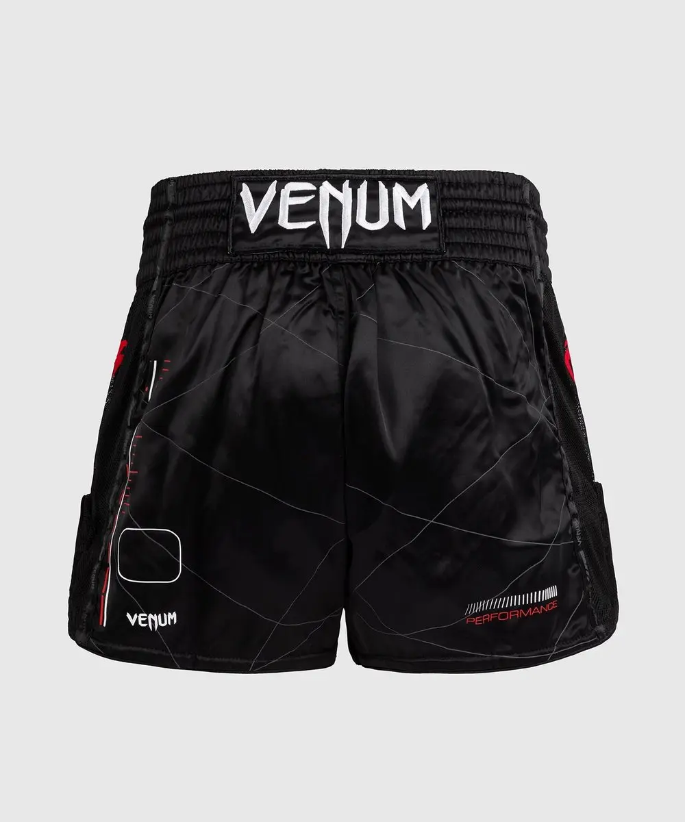 Venum Tactical XT Muay Thai Shorts XXL - Zwart/Vuurrood