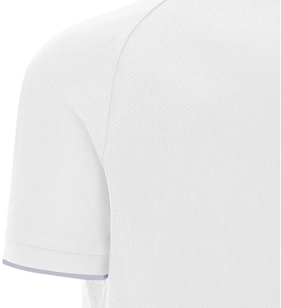 Macron Glory Aulos Polo Heren L - Wit/Zilver