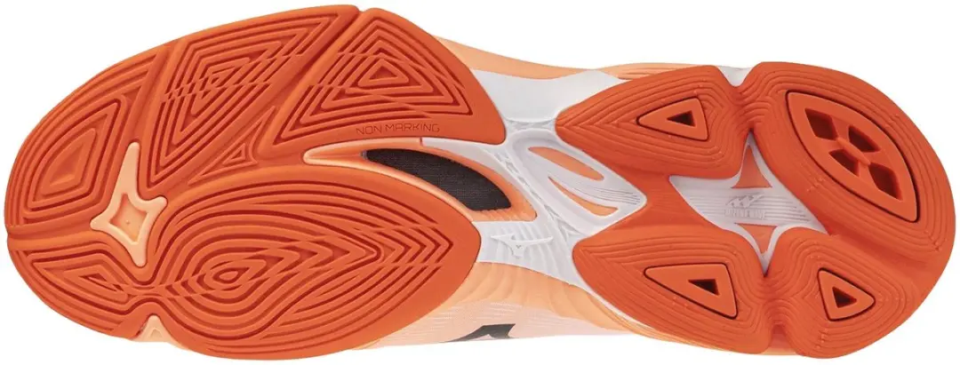 Mizuno Wave Lightning Pro Indoorschoenen 44.5 - Oranje/Wit