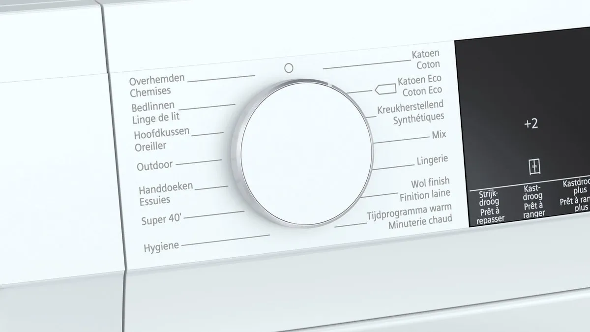 Siemens iQ500 WQ33G2DEFG Warmtepompdroger 8 kg - Wit