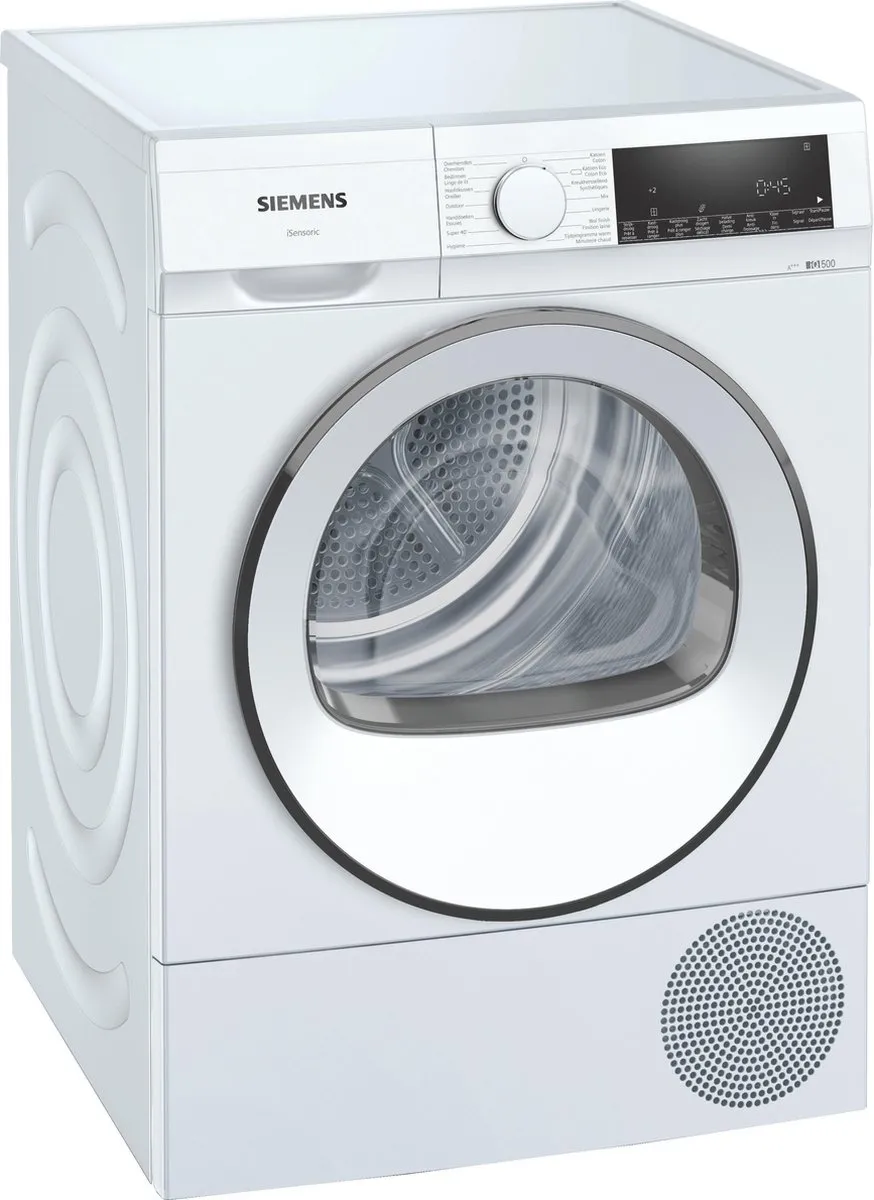 Siemens iQ500 WQ33G2DEFG Warmtepompdroger 8 kg - Wit