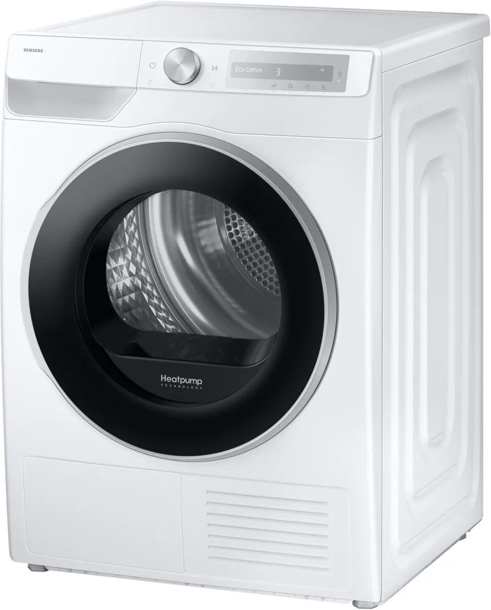 Samsung DV90DG6845LH Vrijstaande Warmtepompdroger 9kg - Wit