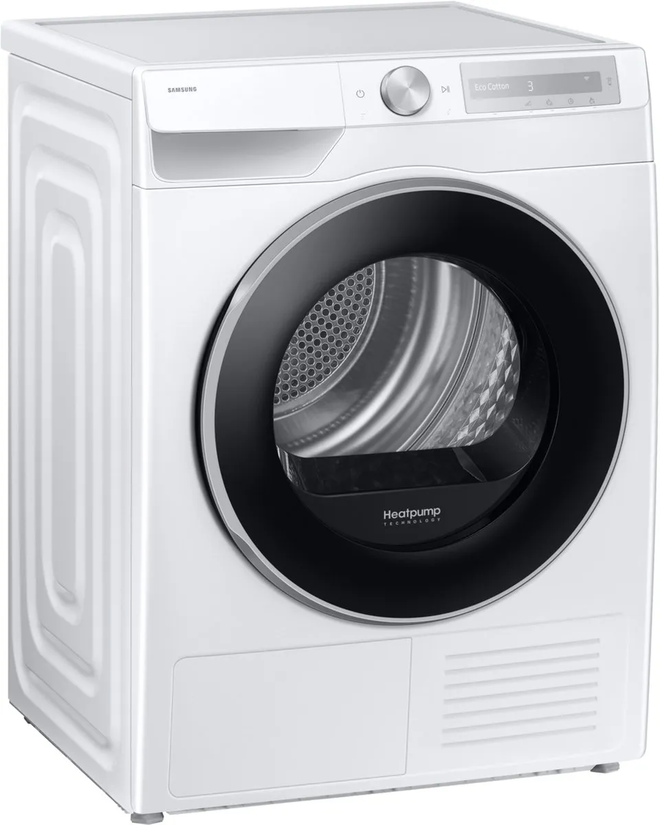 Samsung DV90DG6845LH Vrijstaande Warmtepompdroger 9kg - Wit - afbeelding 6 van 6