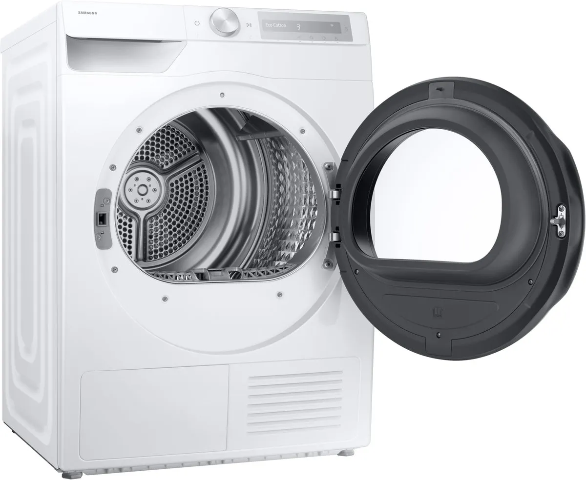 Samsung DV90DG6845LH Vrijstaande Warmtepompdroger 9kg - Wit