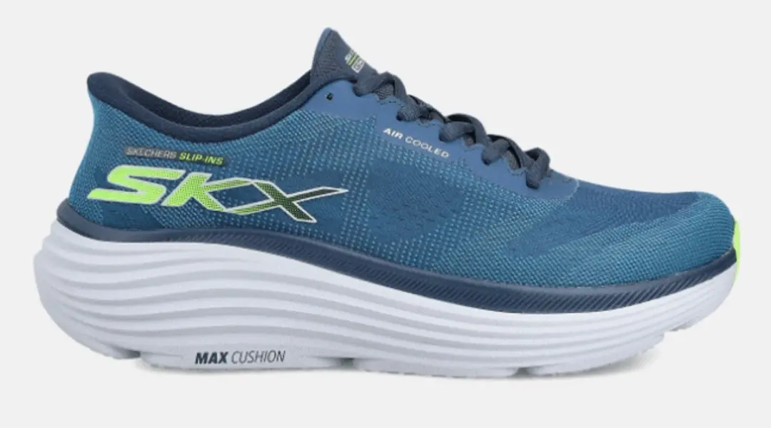 Skechers Max Cushioning Endeavour Hardloopschoenen 41 - Donkerblauw