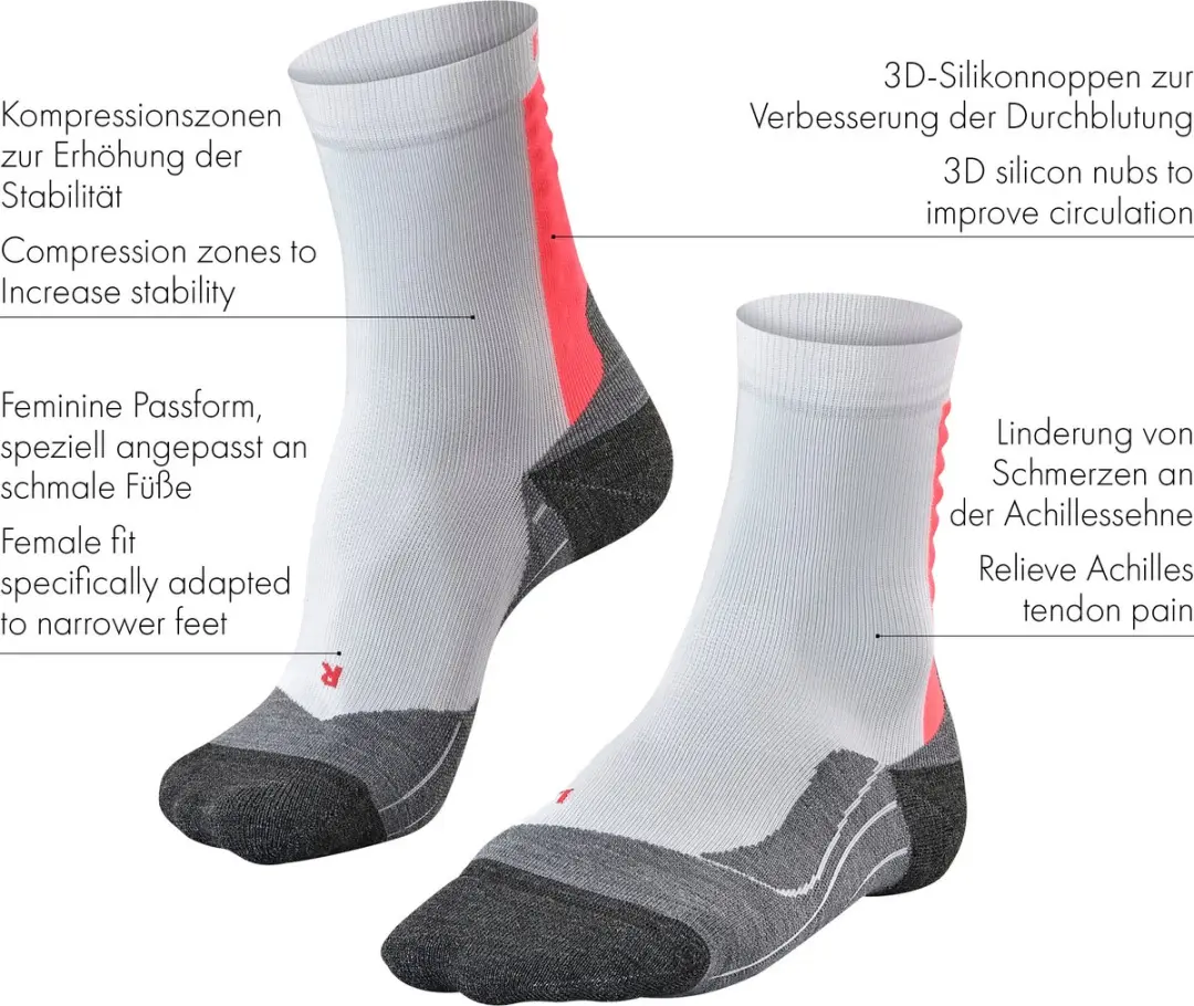 Falke Achilles Beschermsokken Dames - 35/36 - Zwart - afbeelding 6 van 6