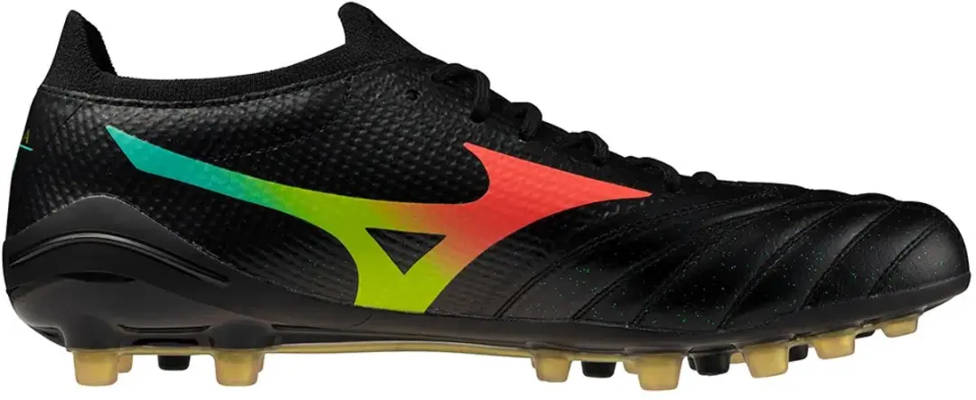 Mizuno Morelia Neo V β Elite Ag Voetbalschoenen - 43 - Zwart/Lava Orange