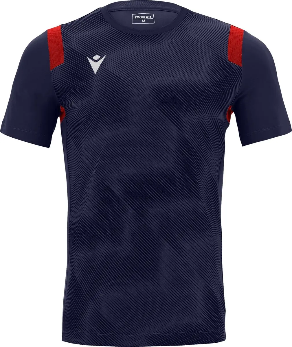 Macron Rodders Shirt Heren - Rood Marine - Maat S