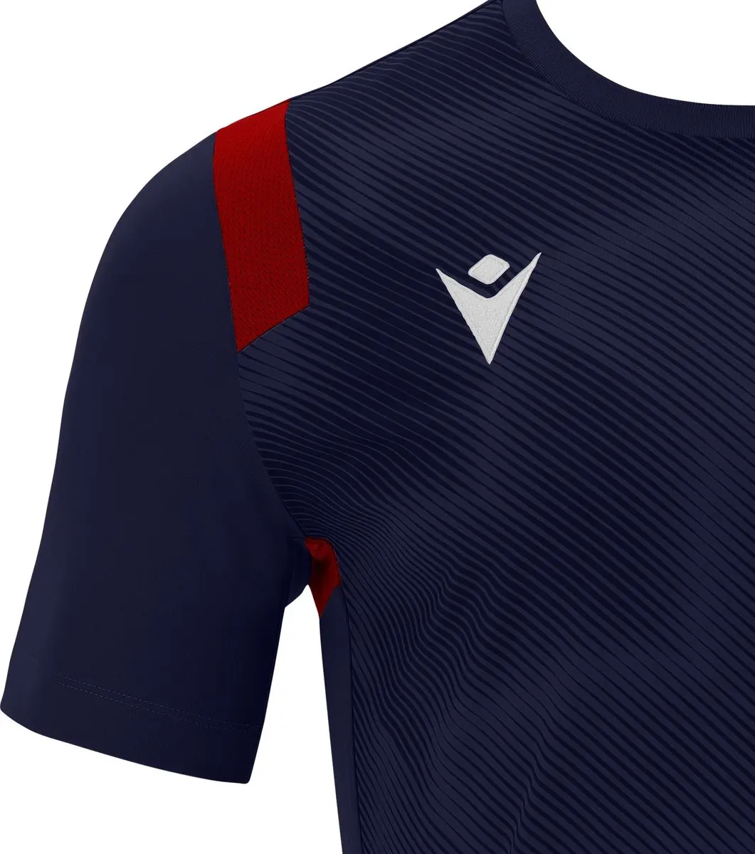 Macron Rodders Shirt Heren - Rood Marine - Maat S