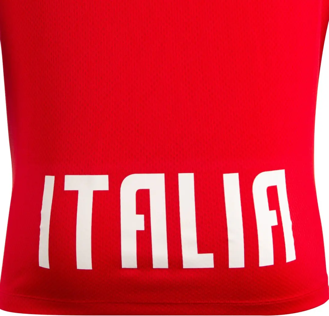 Macron Trainingsshirt Italie 6NT 2023 - 4XL - Rood/Marijn