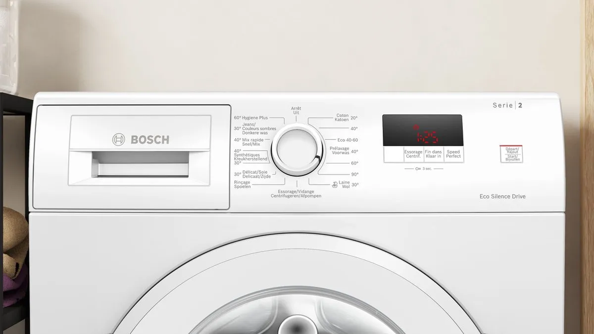 Bosch Serie 2 WGE02402FG Wasmachine 7kg - 1400rpm - Wit