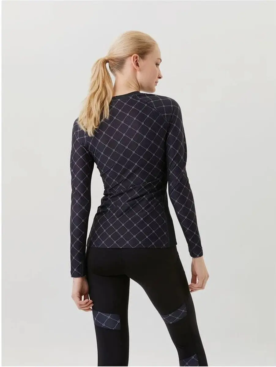 Björn Borg Dames Slim Print Longsleeve - Maat 34 - Multicolor - afbeelding 6 van 6
