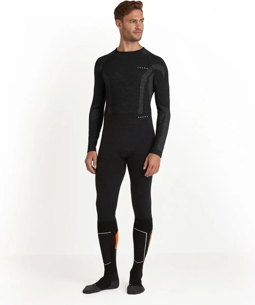 Falke 3/4 Wool-Tech Tights - XL - Zwart - afbeelding 6 van 6