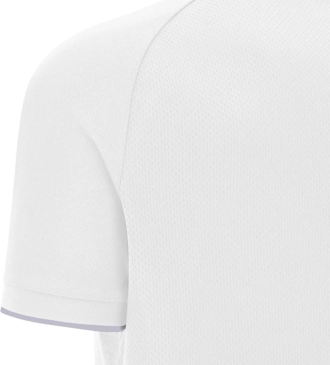 Macron Glory Aulos Polo Kinderen 128 - Wit/Zilver