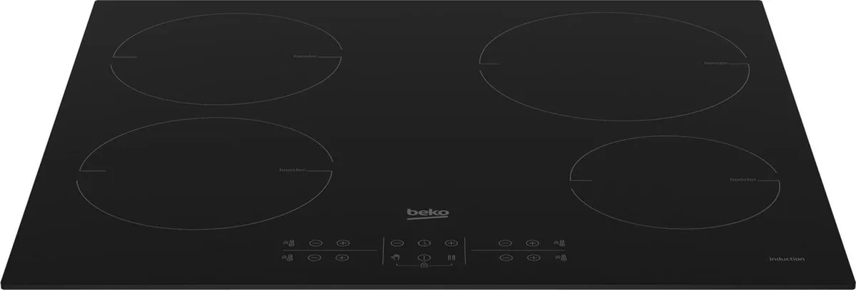 Beko HII64200MT Inductiekookplaat 60cm - 4 Zones - Zwart