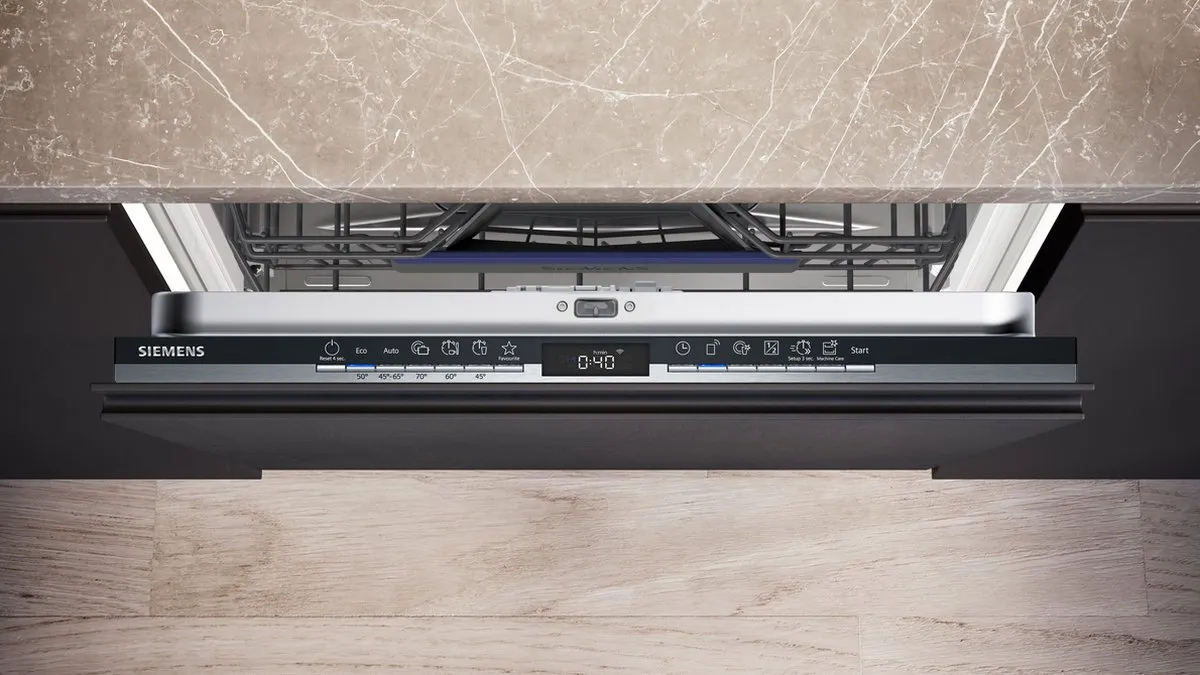 Siemens iQ500 SX65YX00CE Vaatwasser 60cm - 14 Couverts - Zeolith