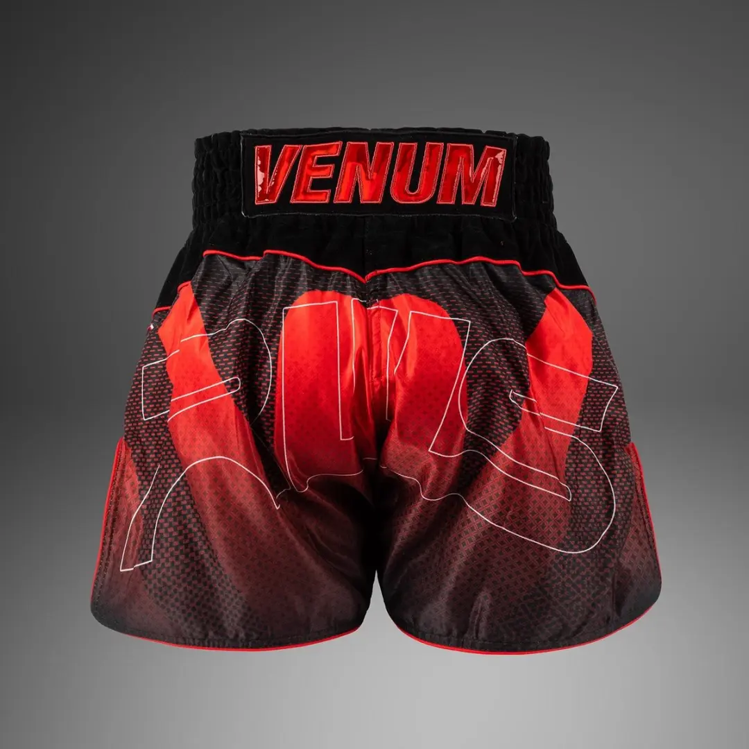 Venum x RWS 2.0 Muay Thai Shorts - XL - Zwart/Rood
