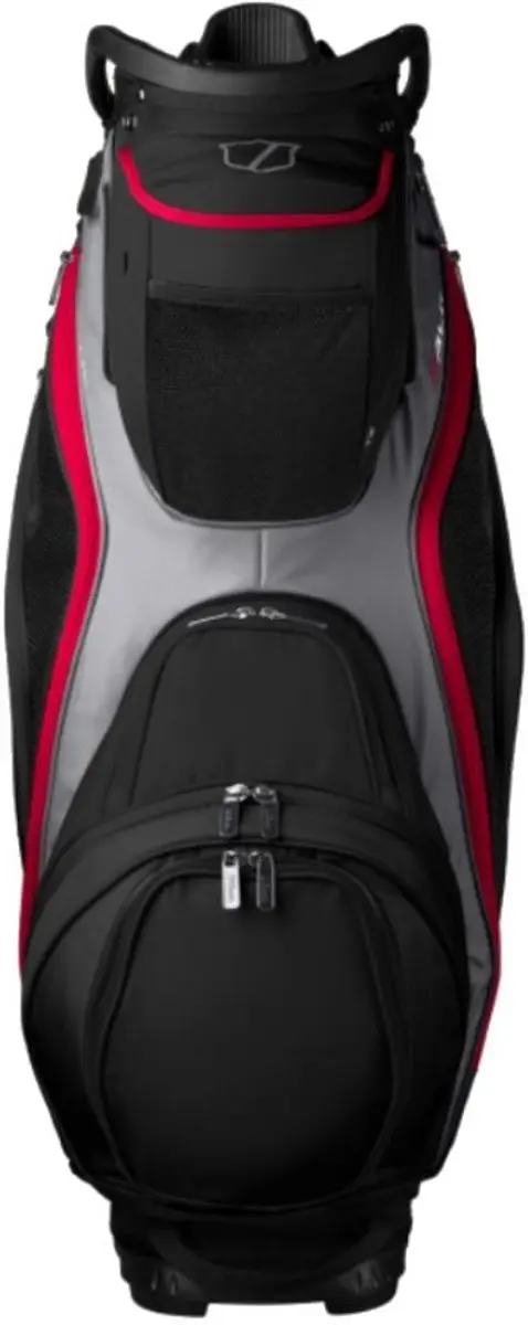 Wilson Alpine Dry Waterproof Cartbag 2026 - 11 Vakken - Zwart/Grijs/Rood