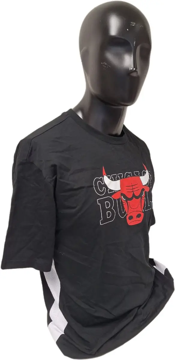 New Era Chicago Bulls T-shirt - M - Zwart