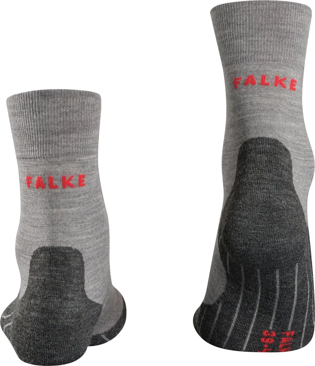 Falke RU4 Wool Anti-Blaar Hardloopsokken Heren - Grijs - Maat 39-41