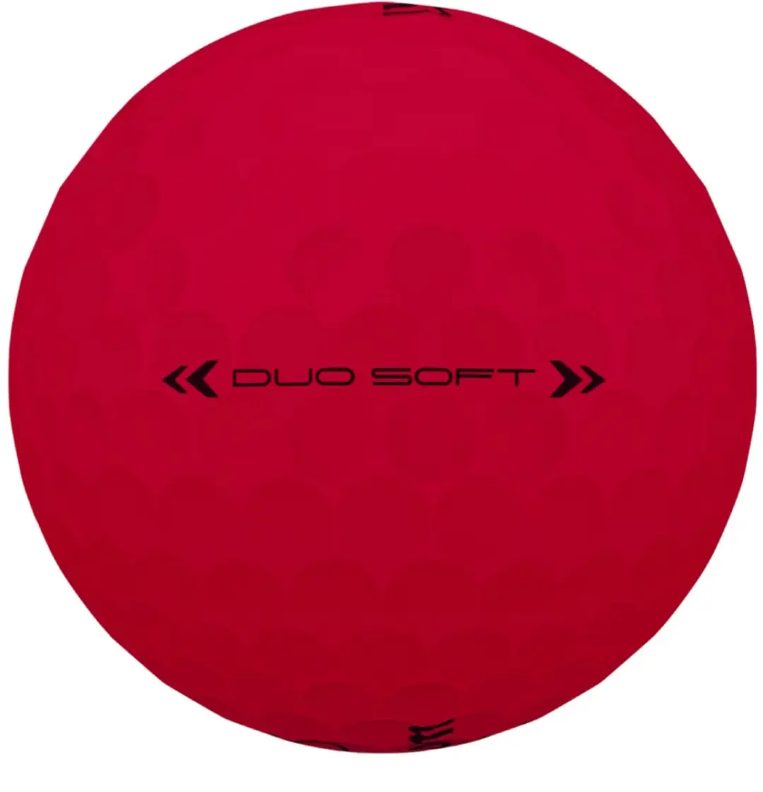 Wilson DUO Soft Golfballen 2025 - 12 Stuks - Rood