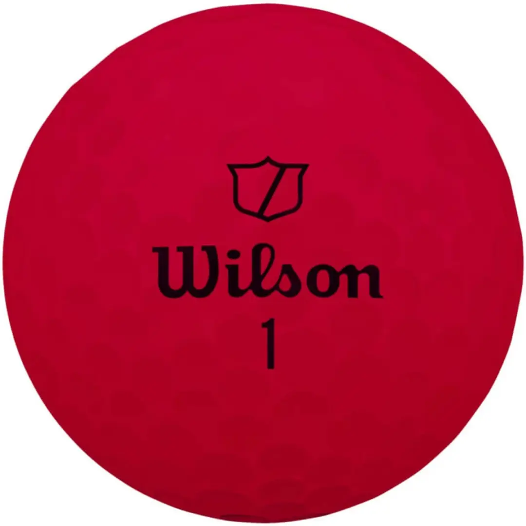Wilson DUO Soft Golfballen 2025 - 12 Stuks - Rood