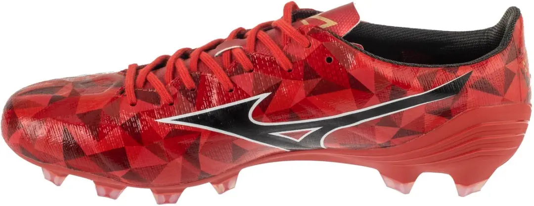 Mizuno Alpha II Pro FG Voetbalschoenen 44 - Weg - Morelia 40th Red/Black/Gold