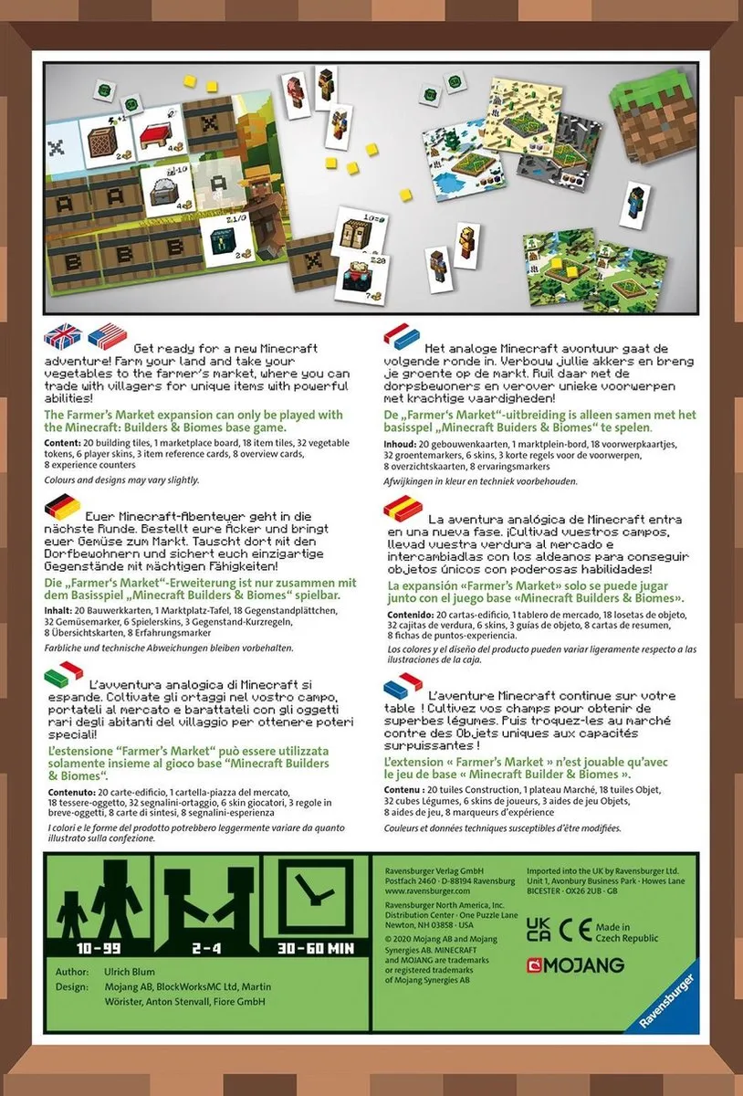 Ravensburger Minecraft Uitbreiding 268696 - 2-4 Spelers