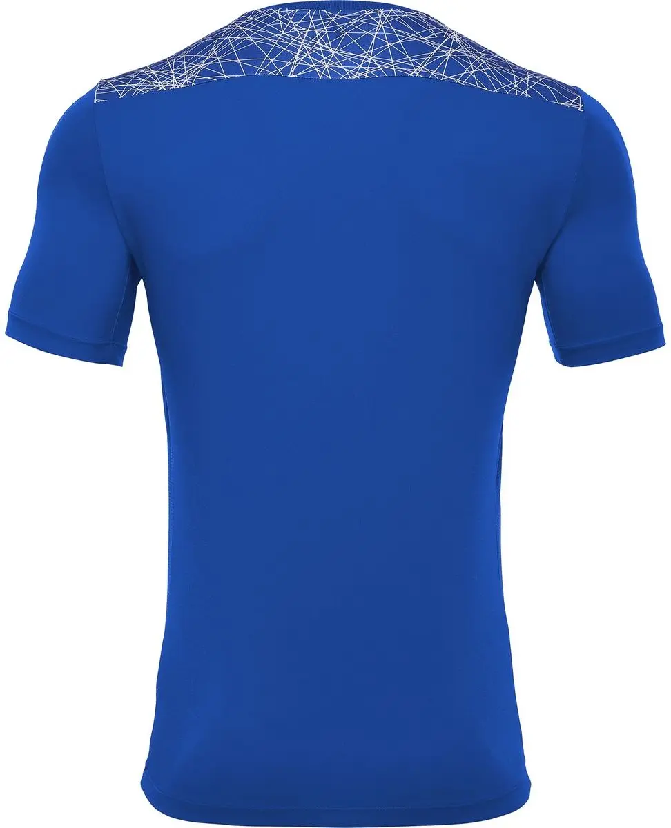 Macron Nash Shirt Heren Korte Mouw - Royal/Wit M