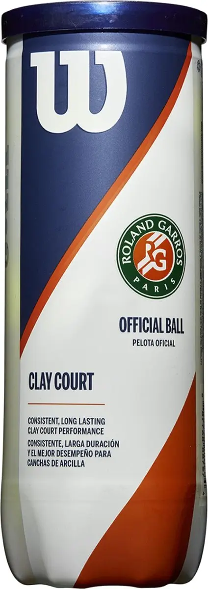 Wilson Roland Garros Clay Court Tennisballen 3 Stuks