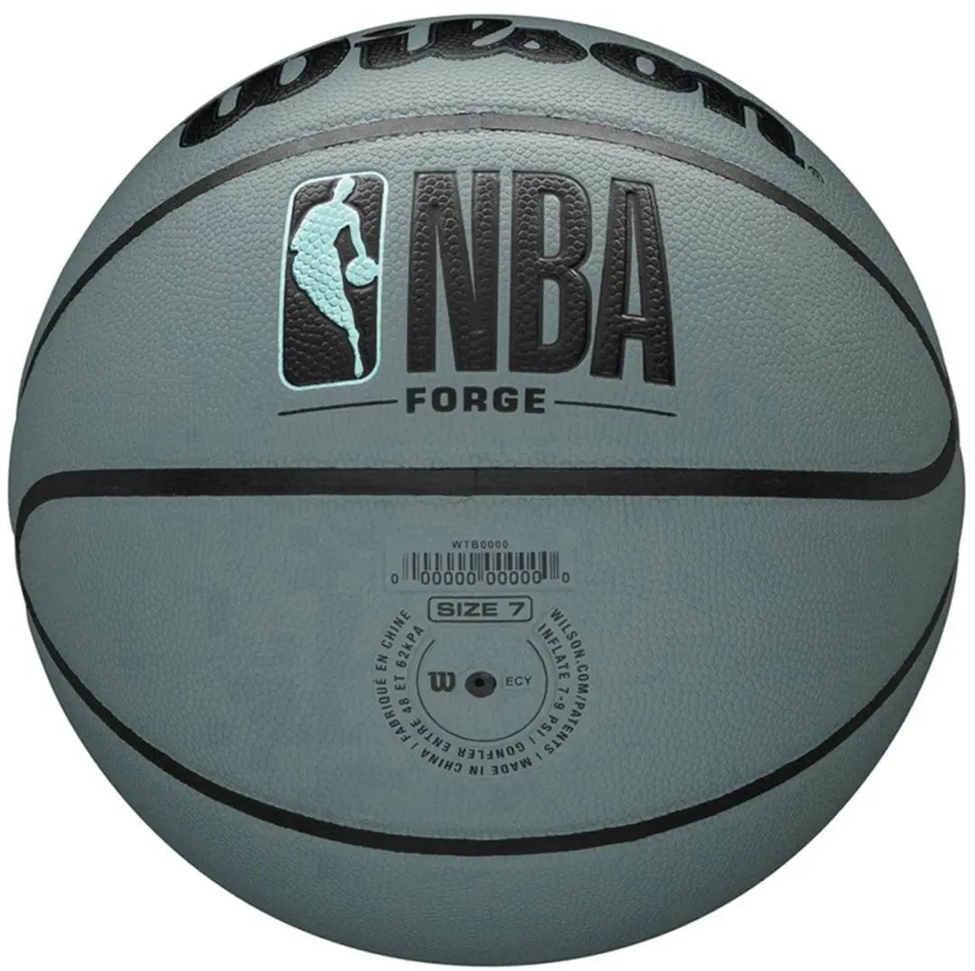 Wilson NBA Forge Basketbal 5 - Grijs/Zwart