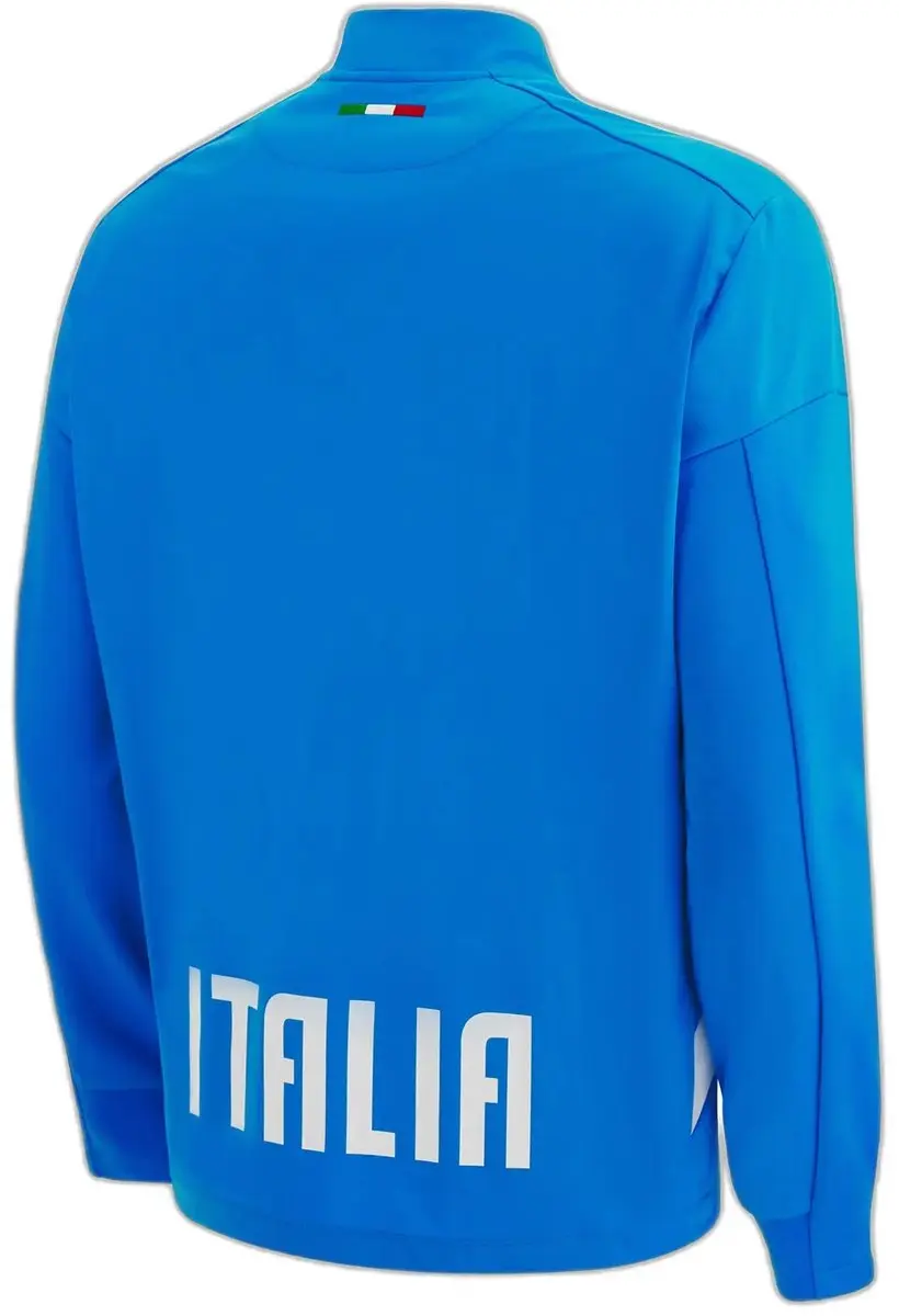 Macron Prematch Jas Italië Rugby 2022/23 - XXXL - Blauw