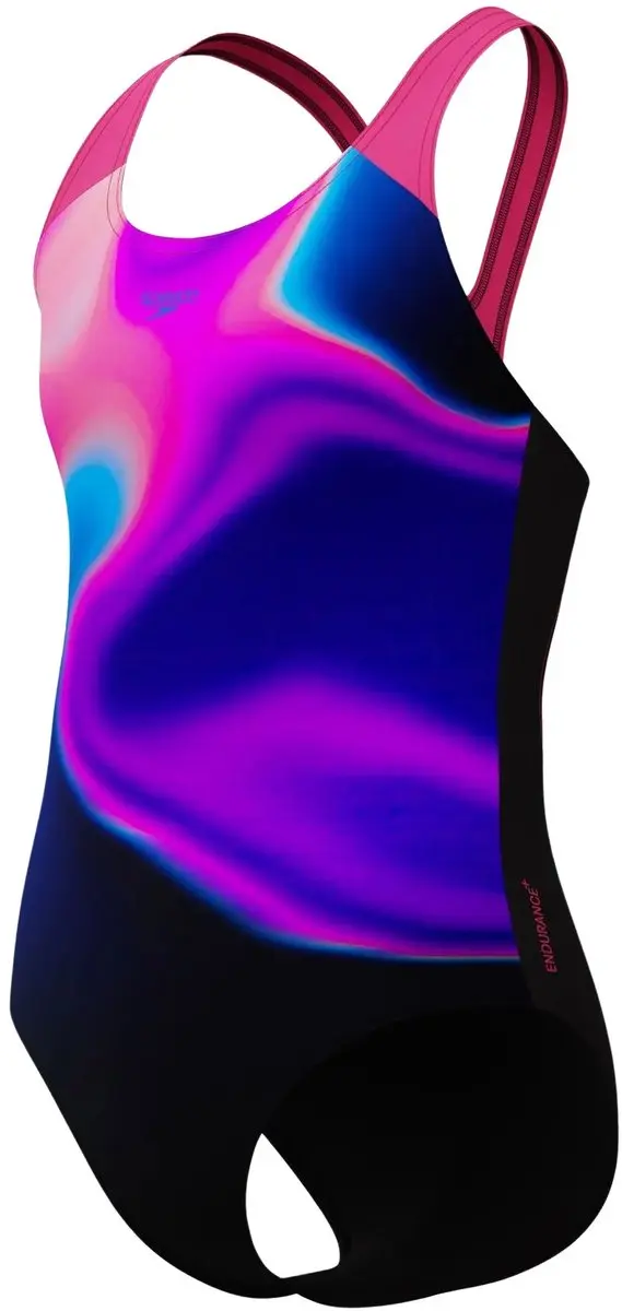 Speedo Print Splashback Meisjes Sportbadpak 128